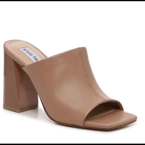 Steve Madden Shoes - Steve Madden leather block heel mule sandals